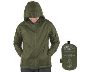 Highlander Men’s Waterproof Jacket - Stow & Go Packaway Jacket - Ultimate Waterproof Protection, Lightweight & Breathable, Perfect for Everyday and Outdoor Adventures