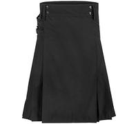 Highlander Men's Combat Kilt Black Size XL