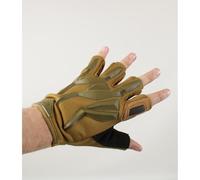 HIGHLANDER Men's Raptor Fingerless Gloves Coyote Tan, Coyote Tan, L