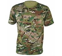 Highlander Mens Short Sleeve Cotton Military Camouflage T Shirt