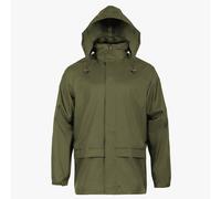 Highlander Stormguard Jacket Olive WJ055 Men's Waterproof Lightweight Outdoor