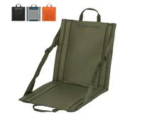 Highlander Outdoor Sit Mat - Portable Seat - Lightweight with Back Support and Pocket - Perfect as a Picnic Chair, Stadium Seat, Beach Chair, or