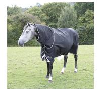 Highlander Plus 200 Turn Out Rug Neck Cover for Horses Black - Medium
