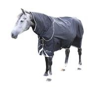 Highlander Plus 200G Horse Turnout Rug & Neck Cover Black (5 3")