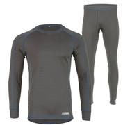 Highlander Pro 120 Base Layer Set: Grey/Blue: L Size: L, Colour: Grey/