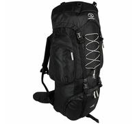 Highlander Rambler 88 Rucksack Trekking Hiking Travel Backpack 88L Black Silver