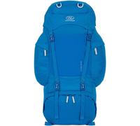 Highlander Rambler Rucksack 88L Backpack Bag Bergen Carrier Travel Hiking Blue