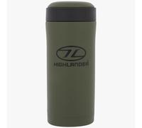 Highlander Sealed Thermal Mug Insulated Travel Flask Cup Hiking Olive Green