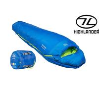 Highlander Serenity 250 Mummy Sleeping Bag Reversible Zip 3 Season Blue SB185-BL