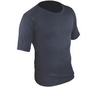 HIGHLANDER SHORT SLEEVE THERMAL BASE LAYER SHIRT MENS HIKING TOP VEST NAVY BLUE