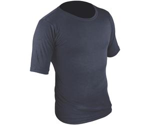 HIGHLANDER SHORT SLEEVE THERMAL BASE LAYER SHIRT MENS HIKING TOP VEST NAVY BLUE