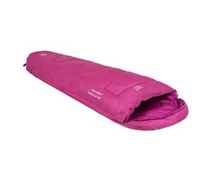 Highlander Sleepline 300 Kids Mummy Sleeping Bag for Children - Extra Soft Cotton Feel Lining, Lightweight 900g 2-3 Season Camping Sleepover Bag, Synthetic Insulation, Comfort 6°C, Blue