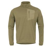 Highlander Tactical Hirta Fleece Top, Ranger Green - Mens 1/4 Zip Lightweight Thermal Pullover (UK, Alpha, M, Regular, Regular, Ranger Green)