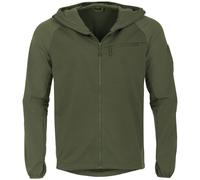 Highlander Tactical Hirta Hybrid Jacket Mens Fleece Warm Mid-Layer Olive Green