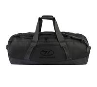 Highlander Hauler 30L Duffel Bag Black - Heavy-Duty Water-Resistant Camping, Travel & Gym Holdall
