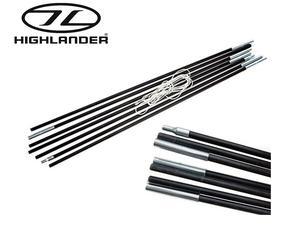 Highlander Tent Pole Kits 12.7mm x 7.75m - 9 Sections Replacement Poles TP008