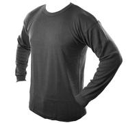 HIGHLANDER THERMAL VEST LONG SLEEVE MENS BASE LAYER UNDERWEAR POLICE SHIRT BLACK