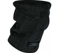 Highlander Outdoor Polar Fleece Neck Warmer with drawstring - Black