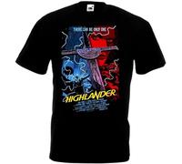 Highlander v2 T-Shirt Poster Size XL Black