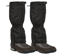 Highlander Walking Gaiters V2 : Water-Resistant Boot Leg Gaiter (Black)