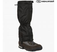 HIGHLANDER WALKING WATERPROOF LEG GAITERS ARMY BLACK HIKING FULL LENGTH GAITORS