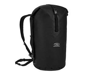 Highlander Waterproof Dry Bag 70L - Duffle Roll Top Backpack - Removable Backpack Adjustable Style Straps - Ideal for Canoeing, Fishing, Rafting, Swimming, Boating and Snowboarding