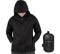 Highlander Waterproof Stow & Go Packaway Jacket Black XXXLarge JAC077-2-BK-3XL
