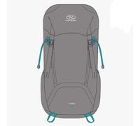 Highlander Womens Ivar 38L Rucksack: Haar Grey Colour: Haar Grey