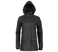 Highlander Womens Waterproof Stormguard Lightweight Rain Jacket - Foldaway Hood, Wind Breaker Rain Coat - Perfect for Outdoor, Travel, and Camping