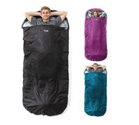 Highlander XL Sleeping Bag - Extra Wide Sleeping Bags for Adults - Rectangular, Lightweight & Water-Resistant - Soft Inner Lining - Indoor & Outdoor Use - Ideal for Camping