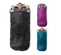 Highlander XL Sleeping Bag - Extra Wide Sleeping Bags for Adults - Rectangular, Lightweight & Water-Resistant - Soft Inner Lining - Indoor & Outdoor U