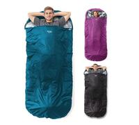 Highlander XL Sleeping Bag - Extra Wide Sleeping Bags for Adults - Rectangular, Lightweight & Water-Resistant - Soft Inner Lining - Indoor & Outdoor Use - Ideal for Camping