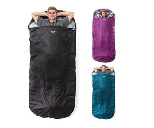 Highlander XL Sleeping Bag - Extra Wide Sleeping Bags for Adults - Rectangular, Lightweight & Water-Resistant - Soft Inner Lining - Indoor & Outdoor Use - Ideal for Camping