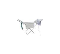Highlands Electric Heated Clothes Dryer Folding EnergyEfficient Indoor Airer Wet Laundry Drying Horse Rack Silver - This product is designed with