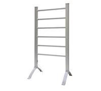 Highlands Radiator Towel Rail 6 Bars Electric Heated Towel Rail Aluminium Free Standing Towel Rail