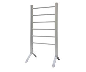 Highlands Radiator Towel Rail 6 Bars Electric Heated Towel Rail Aluminium Free Standing Towel Rail