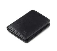 Highlark Premium & Exclusive PU Leather Wallet for Men & Women I Slim & Compact Wallet I 11 Card Slots I 2 Currency Slots | 1 Coins Slots, Black, Casual