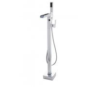Highlife Bathrooms BALFRON FLOOR STANDING BATH SHOWER MIXER & KIT Balfron Bathroom Tap Range Chrome Finish