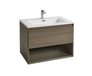 Highlife Bathrooms Oakley 800mm White Armastone basin Oakley 800mm White Armastone basin