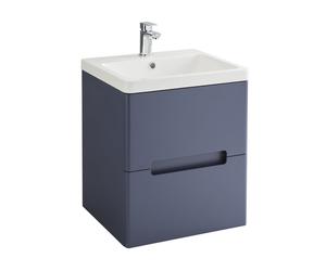 Highlife Bathrooms Selkirk 500mm Wall Hung 2 Drawer Unit Colour: Loch Selkirk 500mm Wall Hung 2 Drawer Unit