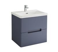 Highlife Bathrooms Selkirk 600mm Wall Hung 2 Drawer Unit Colour: Loch Selkirk 600mm Wall Hung 2 Drawer Unit