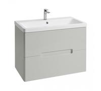Highlife Bathrooms Selkirk 800mm Wall Hung 2 Drawer Unit Colour: Matt SELKIRK 800mm Wall Hung 2 DRAWER UNIT