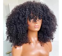 Highlight Afro Kinky Curly Short Bob Human Hair Wig Brazilian Full Machine Made Colored Wig