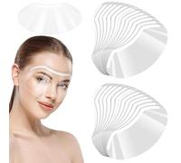 Highlight Cap, 50 Pieces Transparent Visor Face Protection, Safety Plastic Face Protection Mask, for Barber Hair Salon, Hair Cutting Colouring, Shampoo, Eye Protection, Beauty Salons, Makeup