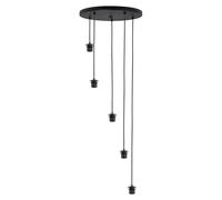 HighLight Fantasy pendant light 5-bulb, black