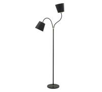 HighLight Floor lamp Texas, black, 2-bulb
