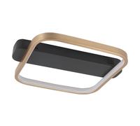 HighLight LED ceiling light Ascona, black/gold, 20 W