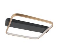 HighLight LED ceiling light Ascona, black/gold, 28 W