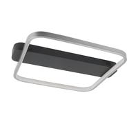HighLight LED ceiling light Ascona, black/nickel, 28 W