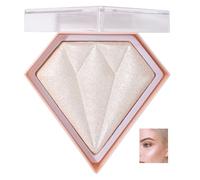 Highlight Powder Palette, Highlighting,trimming & Blush 3 Uses Shimmer Powder, Nose Shadow Finishing Stereo Highlighting Powder, Brightening Clear Non Flying for all Skin Tones 8g (01#)